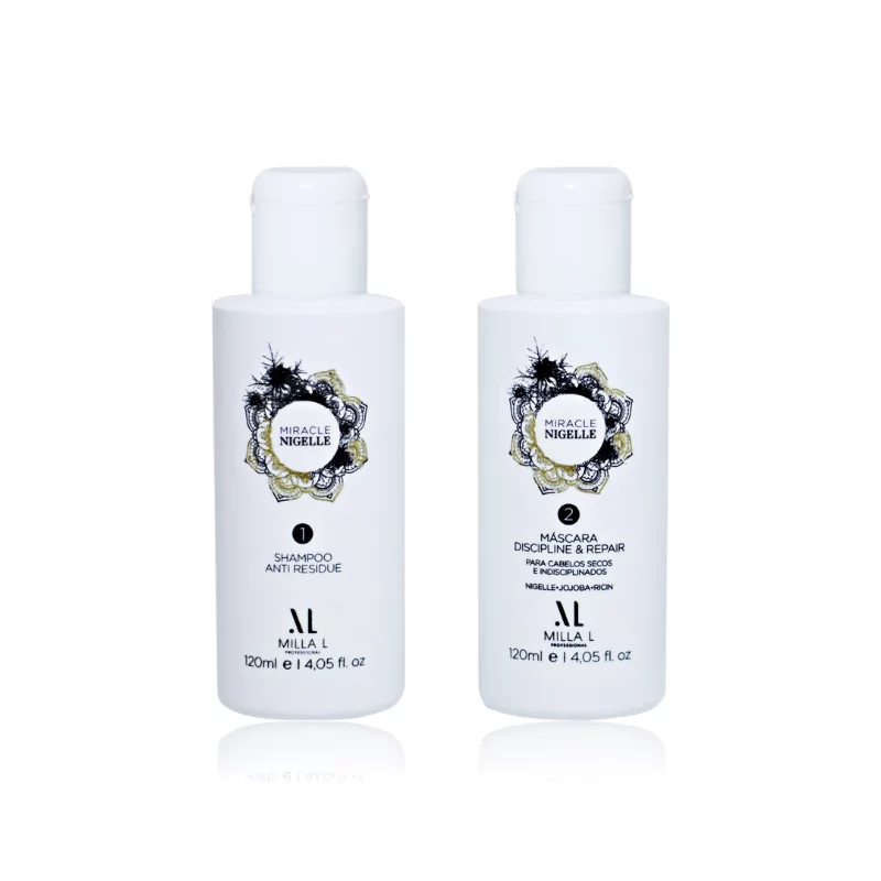 MIRACLE NIGELLE – Lissage brésilien cheveux frisés, crépus 120 ml